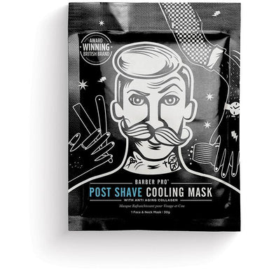 Barber Pro Post Shave Cooling Mask - Award Winning Mask with Anti-Ageing Collagen - BedfordshireBeardCo